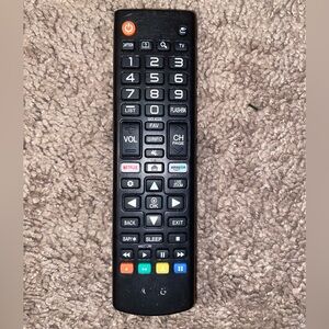 LG Smart TV Remote Control Black AKB75095307 Netflix Amazon Good Used Condition
